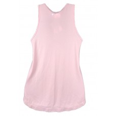 REGATA TRINYS TANK TOP COM TELA LATERAL - ANTIQUE ROSE/WHITE